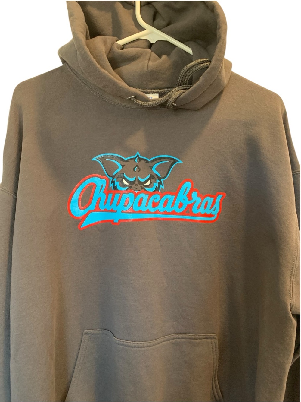 Chupacabras Hoodie Gray Size XL